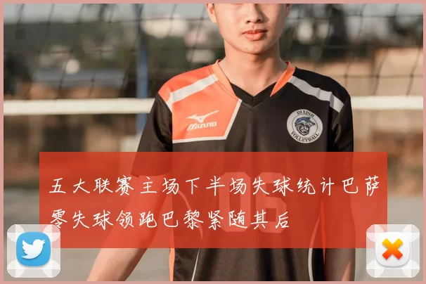 五大联赛主场下半场失球统计巴萨零失球领跑巴黎紧随其后